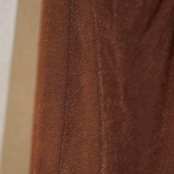 Rue 21 Brown Gathered Short sleeve Shirt Ruched Dress size - Picture 15 of 16